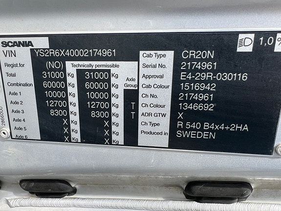 Scania R540 17 of 30