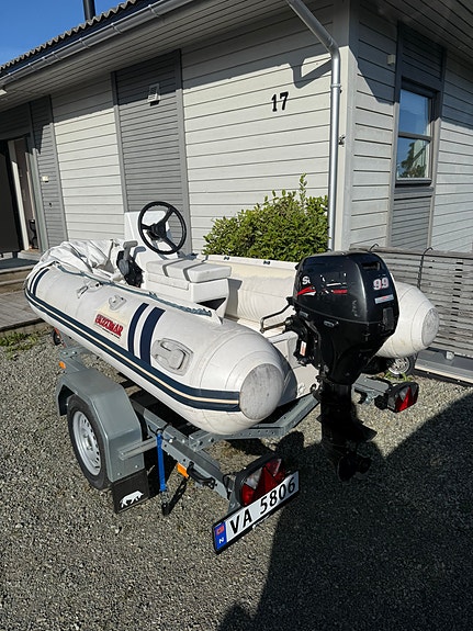 Suzumar 11' RIB | Suzuki 9,9 hk 4-takt elstart | NY Respo-henger 2025 2 of 7