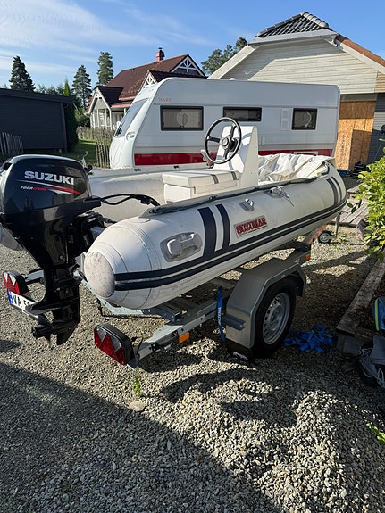 Suzumar 11' RIB | Suzuki 9,9 hk 4-takt elstart | NY Respo-henger 2025 3 of 7