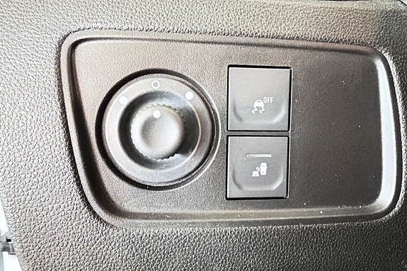 El. justering av speil og ESP/ESC bryter og parksensor