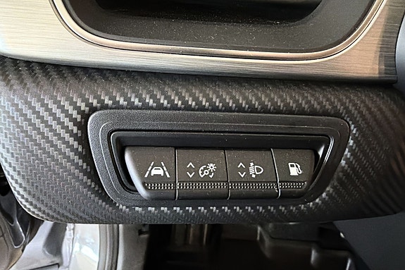 Bryterpanel; Vinglevarsler, lys dashbord, lyshøyde og bensinlokk