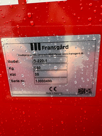 Kupp på Fransgård 220 snøfreser 3 of 4