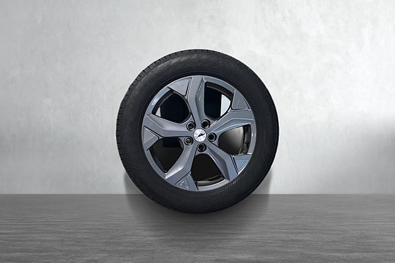 Stilrent fem-eikers felgdesign gir et sporty og robust uttrykk.