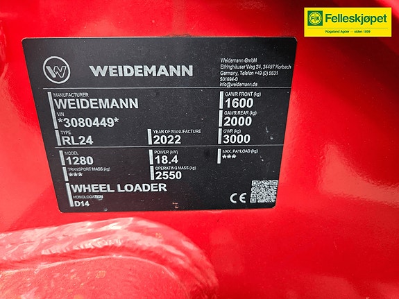 Weidemann 1280 CLASSIC 11 of 16