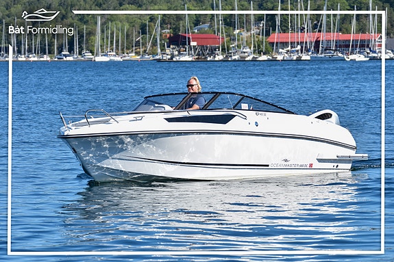 Èn eiers Oceanmaster 680 DC m/ 250 hk Honda. Stor solseng foran. Leveringsklar!