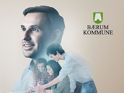 På Ramstad skole vil du møte: logo