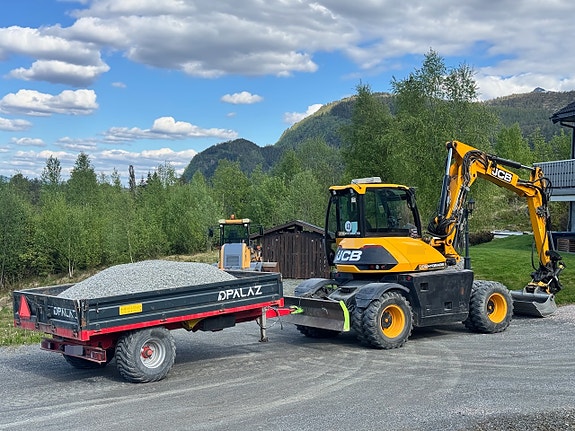 JCB HD110WT Hjulgraver m/ Rototilt - 4 skuffer - Klype - Pallegafler - Avretningsbjelke og 2023 Tipphenger! 3 of 30