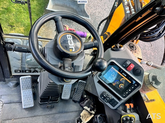 JCB HD110WT Hjulgraver m/ Rototilt - 4 skuffer - Klype - Pallegafler - Avretningsbjelke og 2023 Tipphenger! 18 of 30