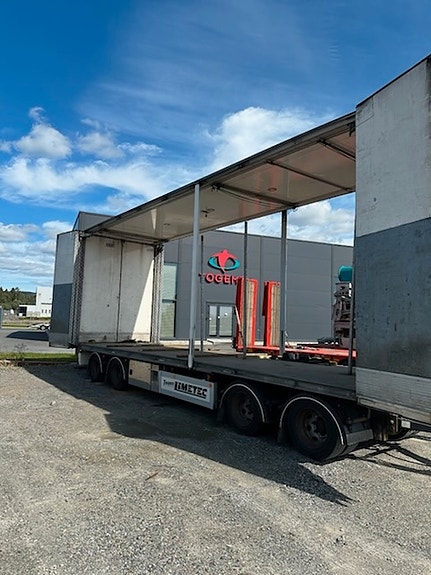 Limetec henger bygget for trelast! Her har du en gigantisk volumhenger med innvendig høyde på 330 cm innvendig lengde 940 cm . Hengeren er EU godkjent og i orden. Selges for kunde. 7 of 8