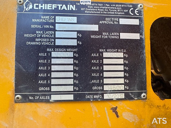 CHIEFTAIN  Strøvogn 3 of 5