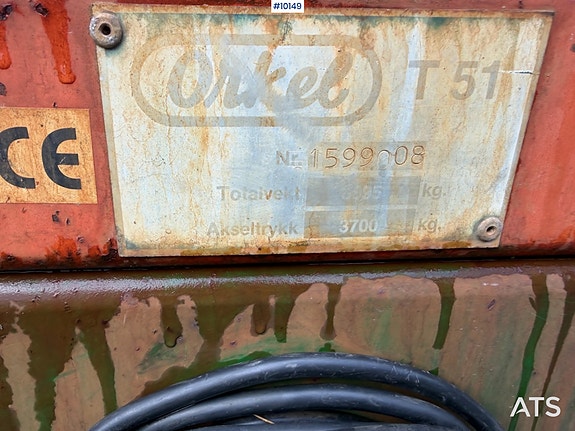 Orkel 1999 T51 Traktorhenger 17 of 18