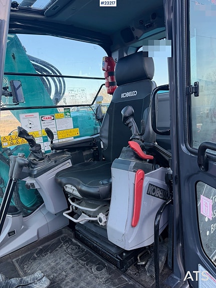 Kobelco SK75SR-7 Gravemaskin m/ Rototilt m/ grip og 3 skuffer. 27 of 30