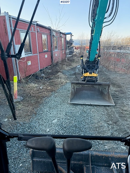 Kobelco SK75SR-7 Gravemaskin m/ Rototilt m/ grip og 3 skuffer. 18 of 30