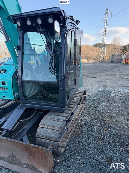 Kobelco SK75SR-7 Gravemaskin m/ Rototilt m/ grip og 3 skuffer. 28 of 30