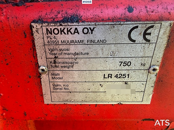 Nokka LR 4251 Snøfres 220 cm 5 of 5