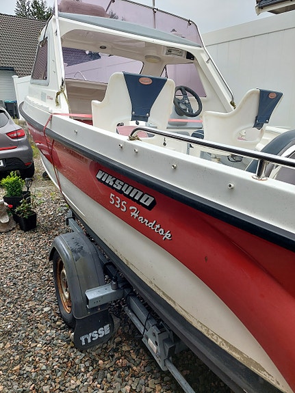Viksund 535 med Suzuki 50 og båthenger 3 of 5
