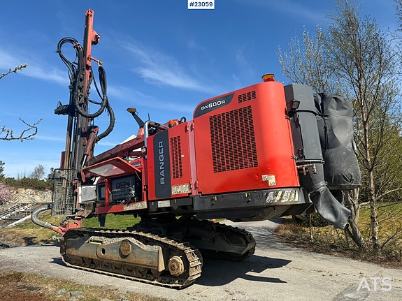Sandvik DX600R borerigg m/HL650 hammer, gps og wather mist 3 of 30