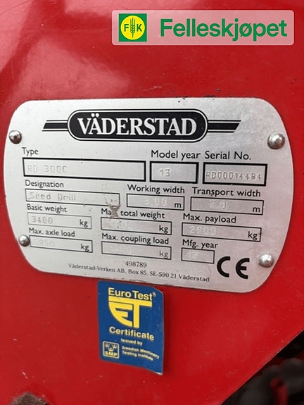 Vederstad Rapid 300C super xl 16 of 16