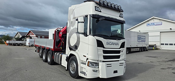 Scania Super80 R560 med HMF 6120, Flyjib, Vinsj 2 of 9