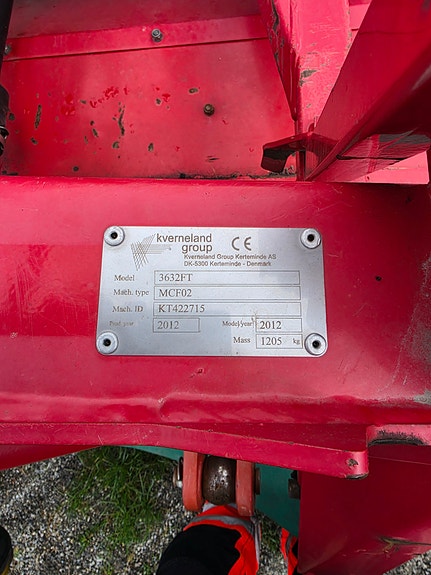 Kverneland 3632 Ft frontmaskin 9 of 9