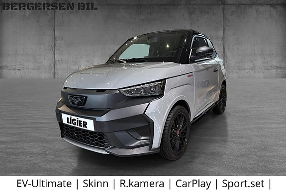 Ligier JS50 EV Ultimate | Skinn | R.kamera | CarPlay | Sport.s