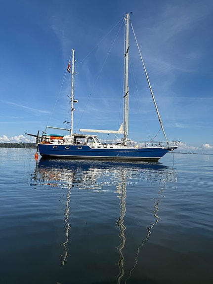 Bruce Roberts Mauritius 48ft seilbåt, bobåt. 7 of 30