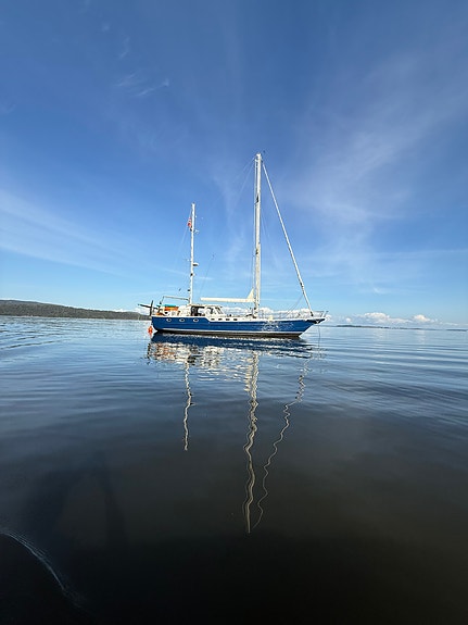 Bruce Roberts Mauritius 48ft seilbåt, bobåt. 6 of 30