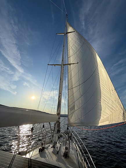 Bruce Roberts Mauritius 48ft seilbåt, bobåt. 5 of 30