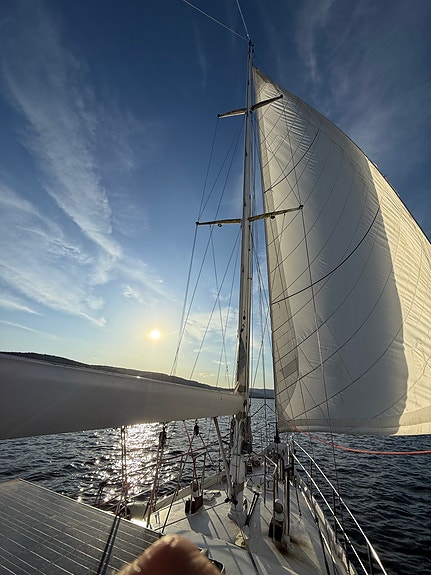 Bruce Roberts Mauritius 48ft seilbåt, bobåt. 9 of 30
