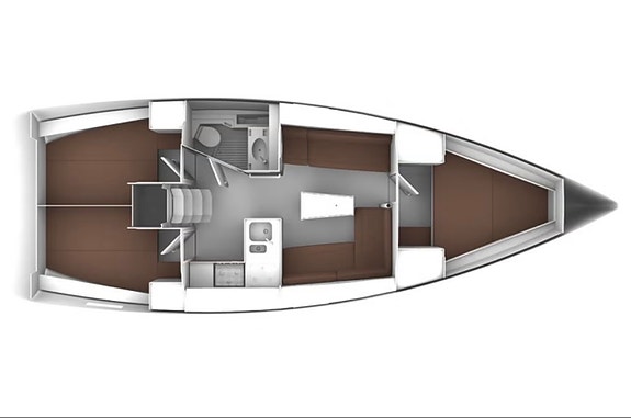 FAMILIEFAVORITT: BAVARIA 37 CRUISER – 3 lugarer – Masse utstyr – GI BUD! 23 of 24