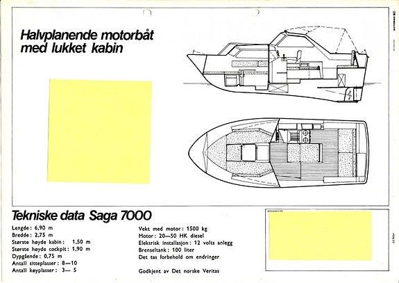 Saga 7000 50hk diesel 326 timer, 36v El Påhengsmotor med dynamic positioning 15 of 23