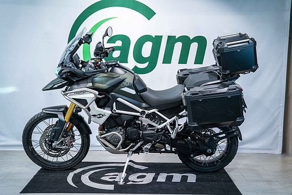 Triumph Tiger 1200 Rally Pro med komplett veskesett, veltebøyler og GPS! **SERVICE / GARANTI** 2 of 5