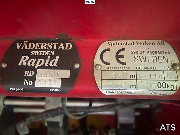 Väderstad Rapid Rapid 300 C Kombi Såmaskin 12 of 13