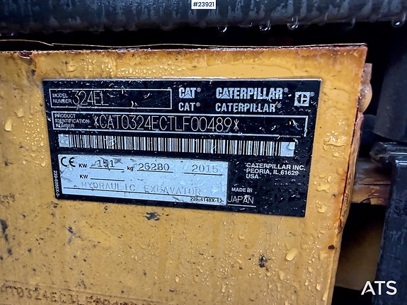 Caterpillar 324EL gravemaskin m/graveskuffe 15 of 30