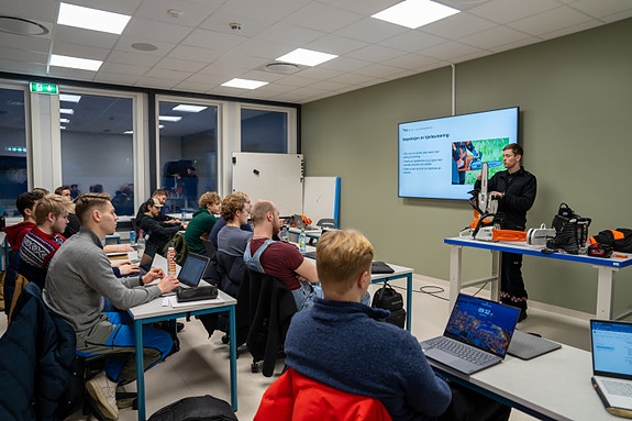 Klasseromsundervisning - motorsag