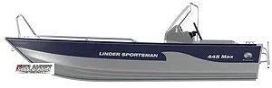 Linder 445 Sportsman Max uten motor. 7 of 9