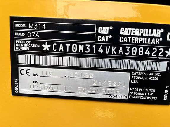 Cat M314 14 of 15