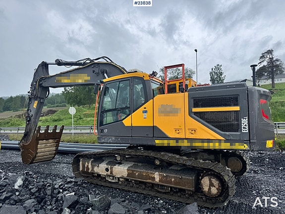 Volvo EC250EL Gravemaskin m/ Boretårn, GPS, Rototilt og 2 skuffer. SE VIDEO 7 of 30