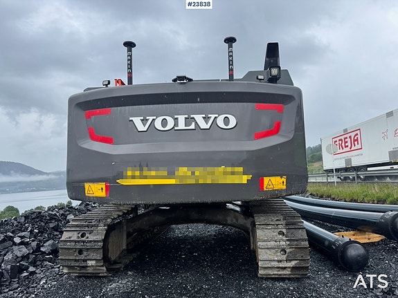 Volvo EC250EL Gravemaskin m/ Boretårn, GPS, Rototilt og 2 skuffer. SE VIDEO 5 of 30