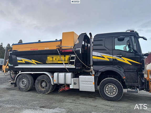 MAN TGS 28.510 6x4 Brøyterigget Tippbil – Underliggende skjær 4 of 5