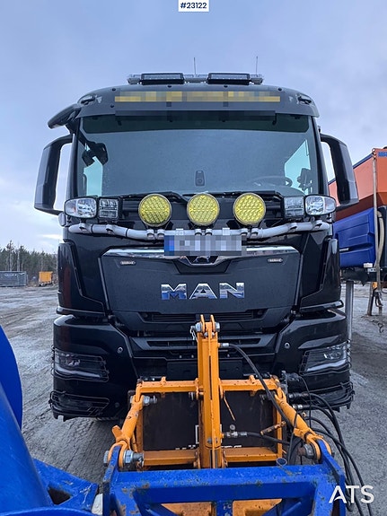 MAN TGS 28.510 6x4 Brøyterigget Tippbil – Underliggende skjær 3 of 5