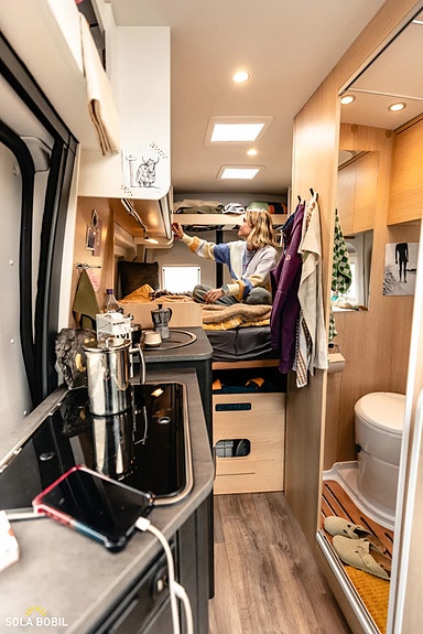 Sunlight Cliff 590 4x4 Green Trek - HENGERFESTE | FIREHJULSTREKK | TRUMA COMBI 6E Bi-xenon 18 of 30