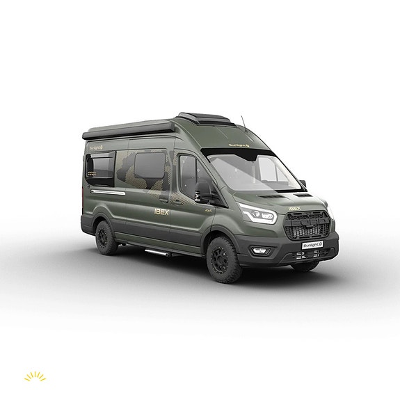 Sunlight Cliff 590 4x4 Green Trek - HENGERFESTE | FIREHJULSTREKK | TRUMA COMBI 6E Bi-xenon 16 of 30