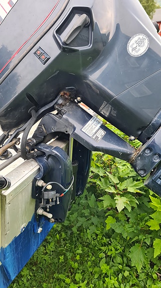 Evinrude E-tec 50 hk. 2008 mod, delemotor 5 of 5