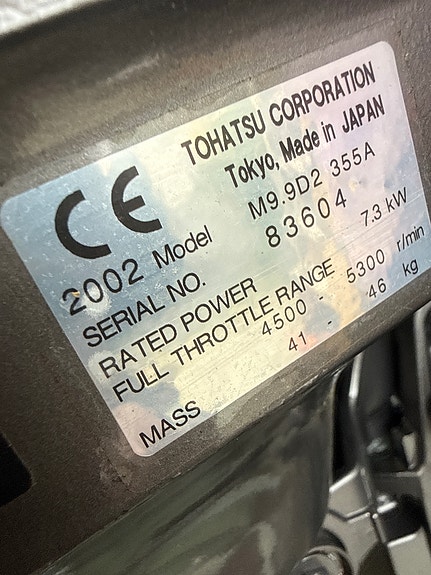 TOHATSU (tidskapsel) 9.9 2 of 5