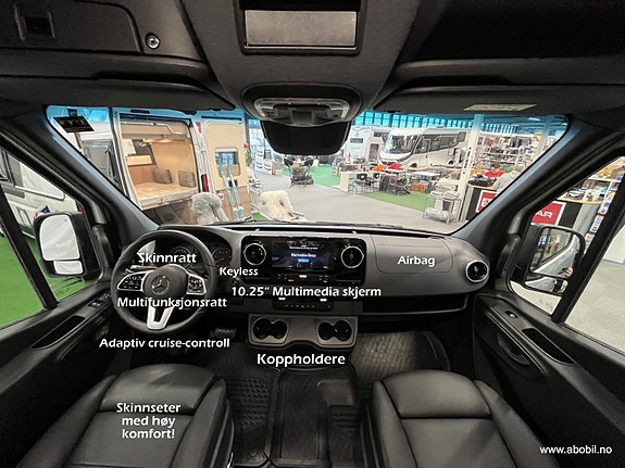 Innova Roadtrip 595L / Mercedes 190HK 4x4 / Demobil / Førerkort kl B / Solcelle/ Be om unik pris 16 of 30