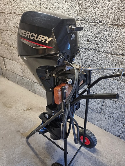 Mercury F20 ELPT, EL tilt, EL start, lang stamme, kun kjørt 23,5 timer 3 of 5