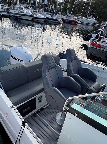 Meget velholdt OceanMaster - perfekt båt til hytte og fritid 7 of 8