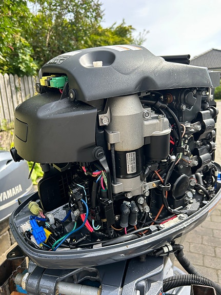 2017 Yamaha 70 Hk Komplett Motor-214 timer 10 of 12