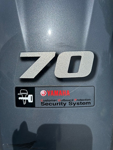 2017 Yamaha 70 Hk Komplett Motor-214 timer 8 of 12